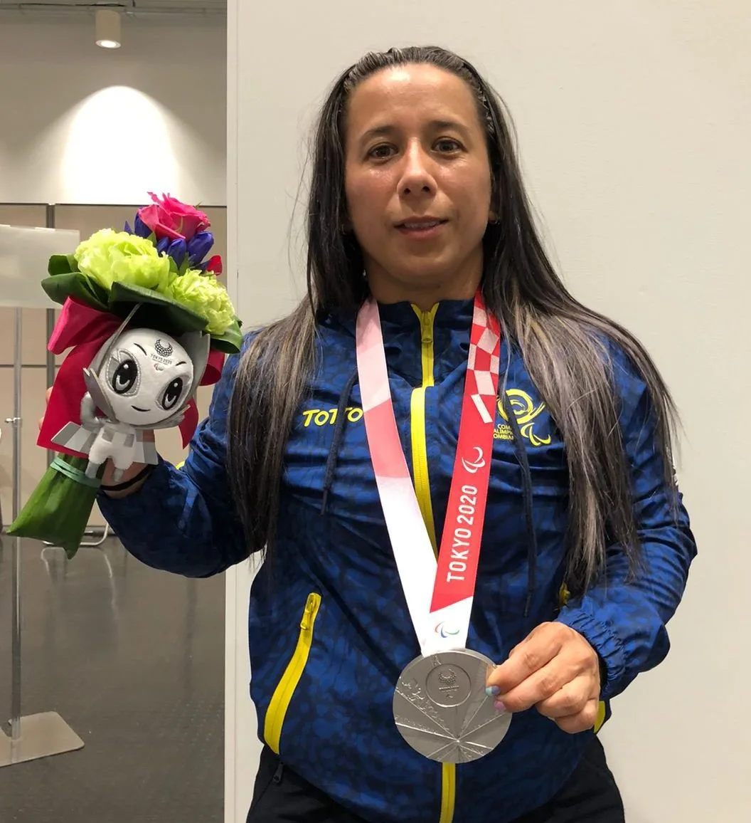 Mayerli Buitrago medallista de plata en los juegos paralímpicos de Tokio 