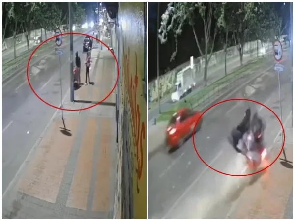 «Se los llevó por delante»: Motociclista arrolló a bebé de 16 días y a su padre en Bogotá