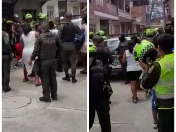 vecinos policías Cali