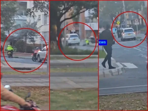 «Policías de mentiras»: Intentaron robar camioneta blindada en Bogotá