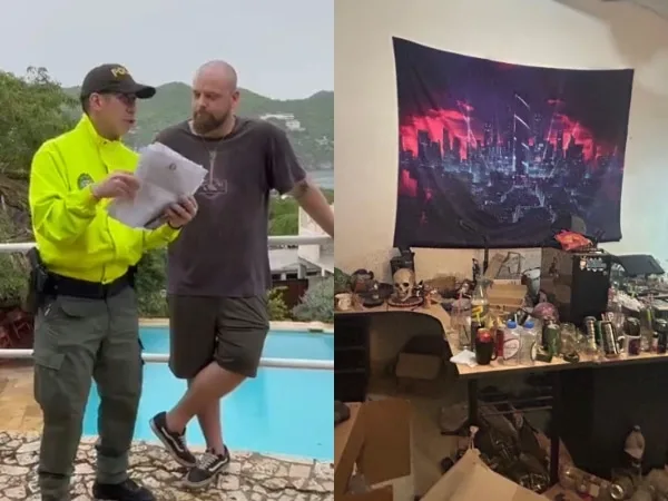 Capturado en Santa Marta alemán vinculado al Clan del Golfo: Tenía un altar de "rituales" en su mansión