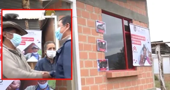 Madres cabezas de familias, adultos mayores de Catambuco y Genoy fueron beneficiados con el mejoramiento de sus viviendas