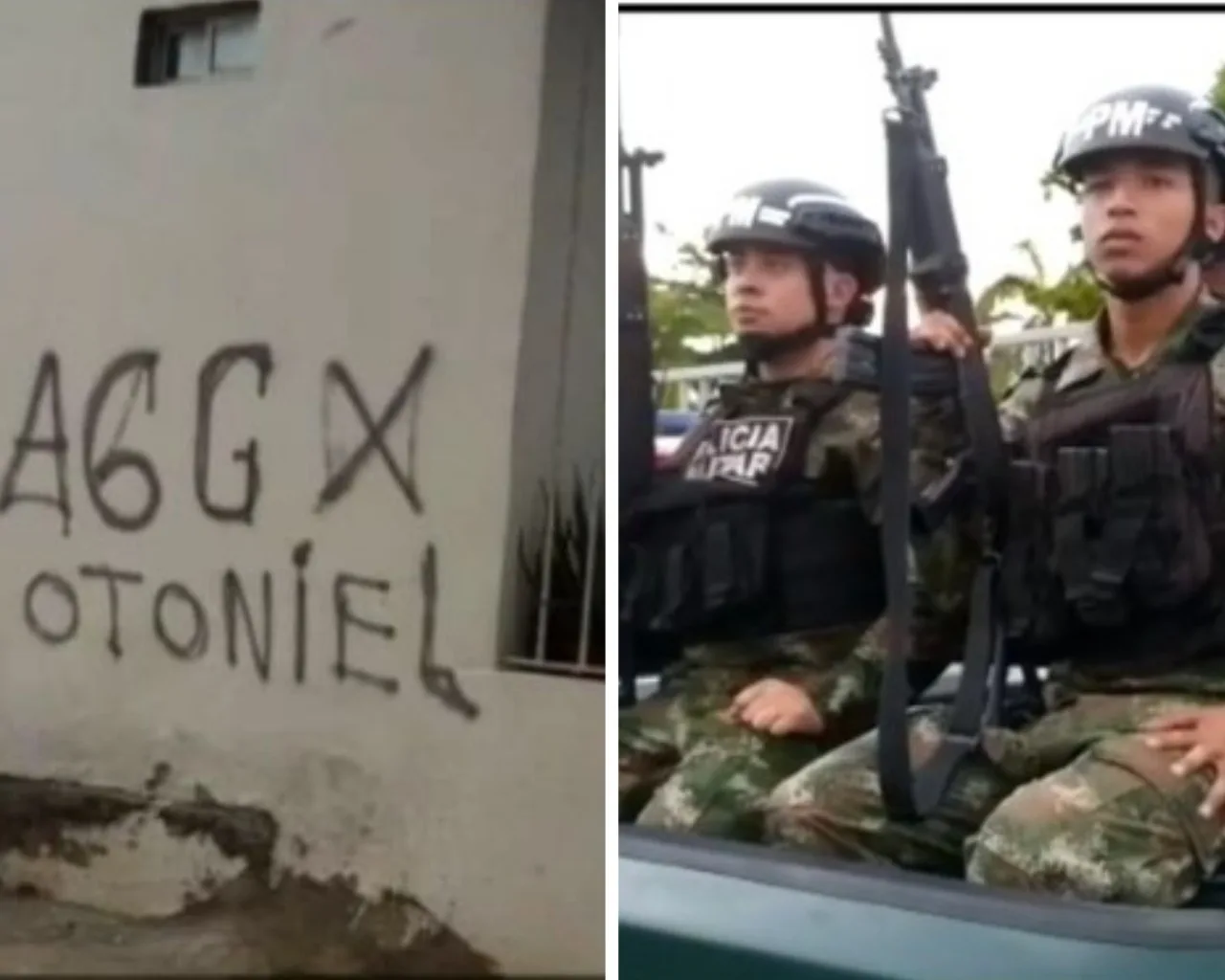 militares en las calles en Barranquilla