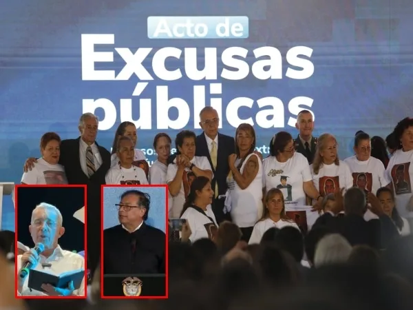Petro pidió perdón a madres de Soacha, y el expresidente Uribe dice que «no se pagó por matar inocentes»