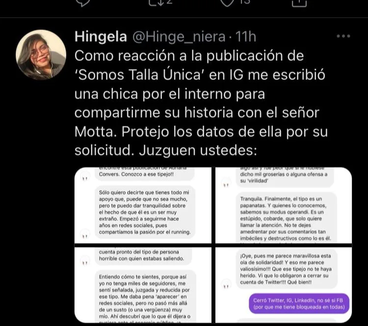 se burló de ella en redes sushi