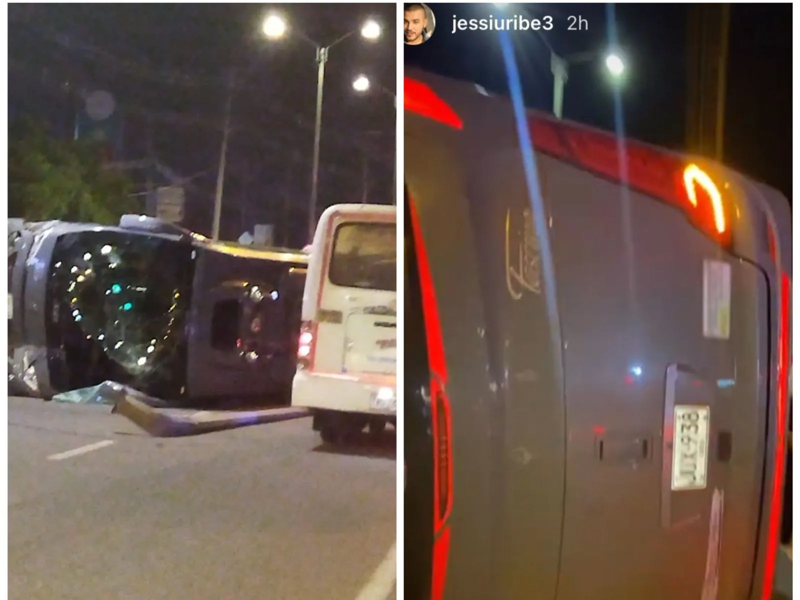 Jessi Uribe accidente en Cali