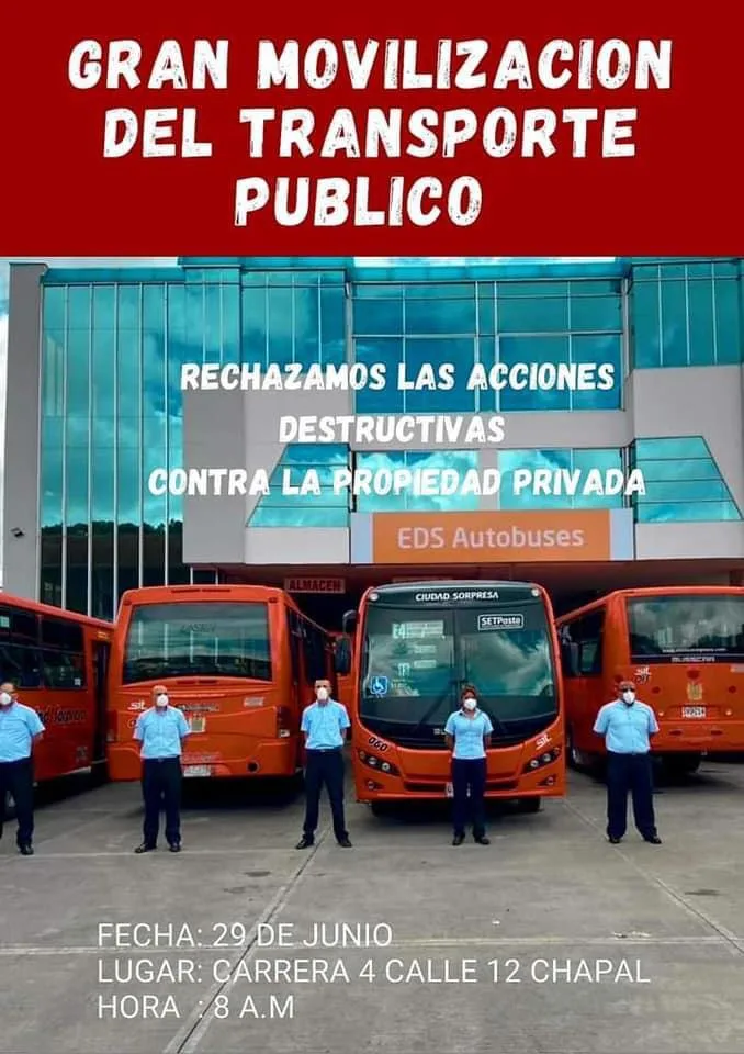 servicio de transporte público Pasto