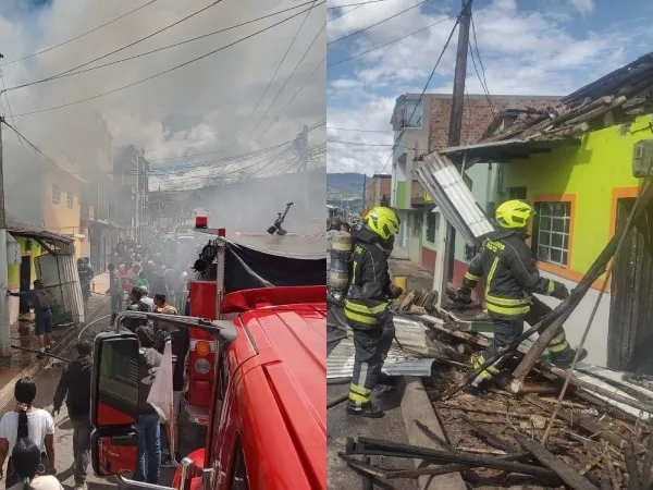 Incendios en Tumaco y Pasto dejan graves daños y varias familias afectadas