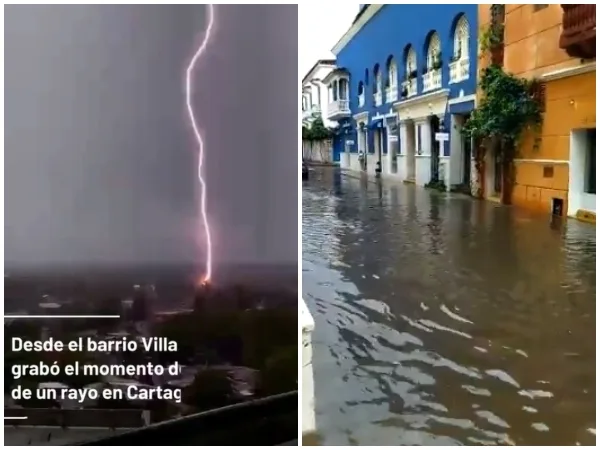 El 86% de las emergencias se presentaron en asentamientos de desarrollo incompleto, además, los rayos en Cartagena, activaron alertas.