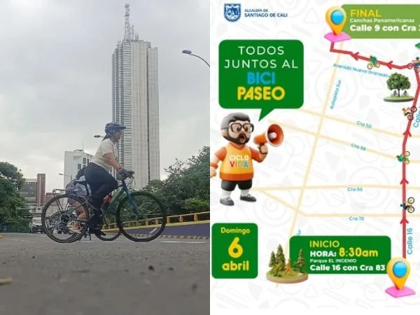 Pedalea por tu salud: este domingo súmate al bici-paseo en el marco del ‘Día Mundial de la Actividad Física’ en Cali