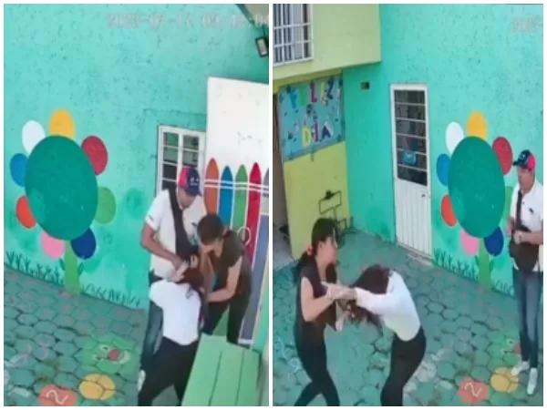 «Ella es la mala»: Docente es agredida por padres de familia en un jardín infantil de México