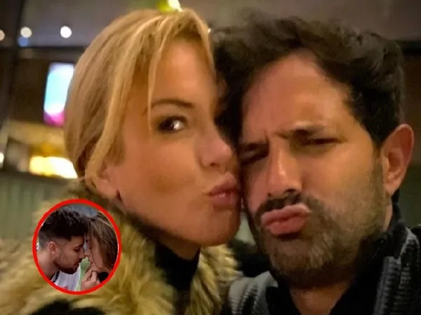 Nataly Umaña y su esposo Alejandro Estrada.