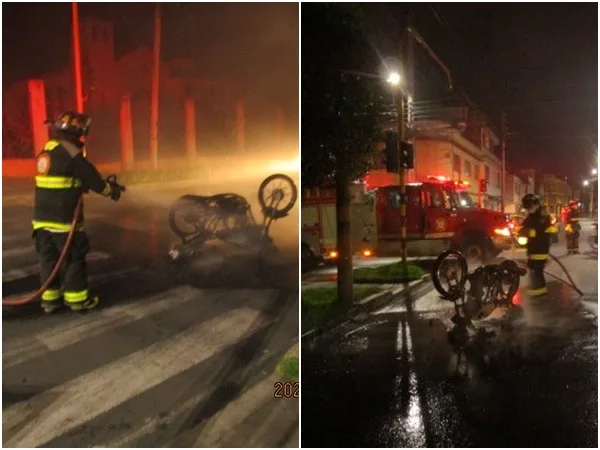 Pasto: en menos de una hora quemaron dos motos con las cuales pretendían delinquir  