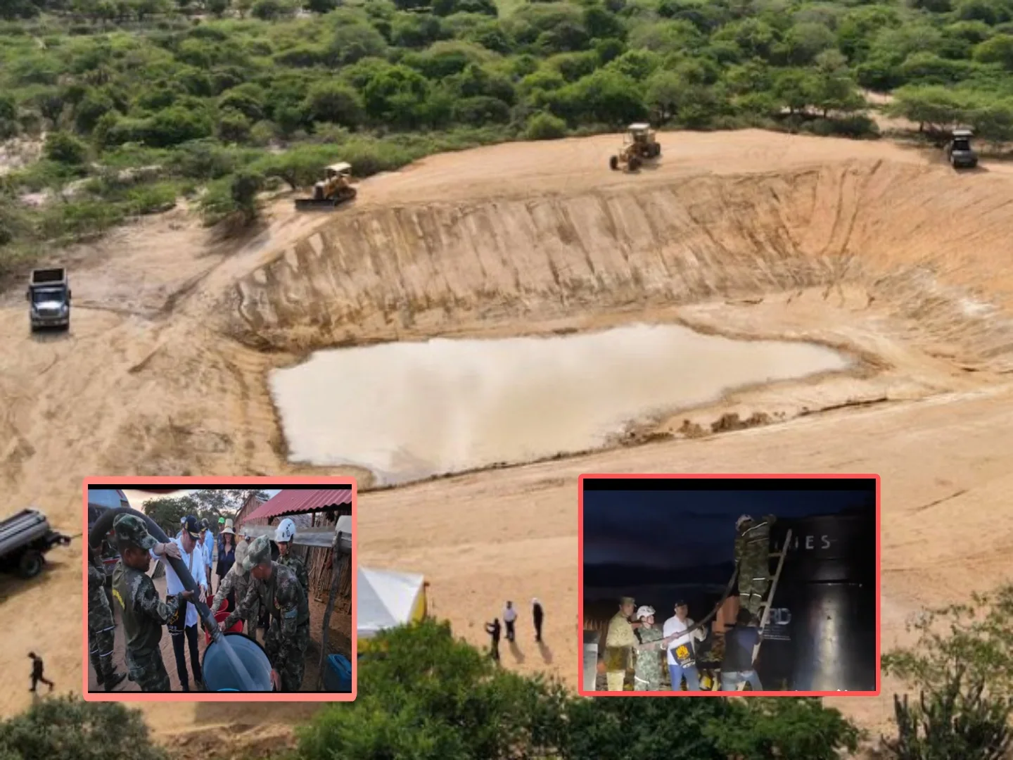 El Gobierno Nacional entregó 64 carrotanques de agua potable a La Guajira, y anuncio maquinaria para las vías de acceso.