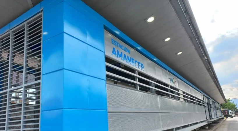 Recuperan estación Amanecer del MIO: este jueves entra en operación nuevamente.