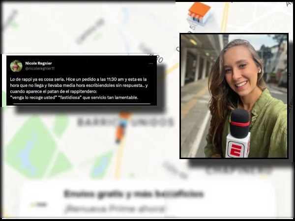 "Venga lo recoge usted, fastidiosa" le respondió el Rappi cuando le preguntó porque se demoraba con el domicilio