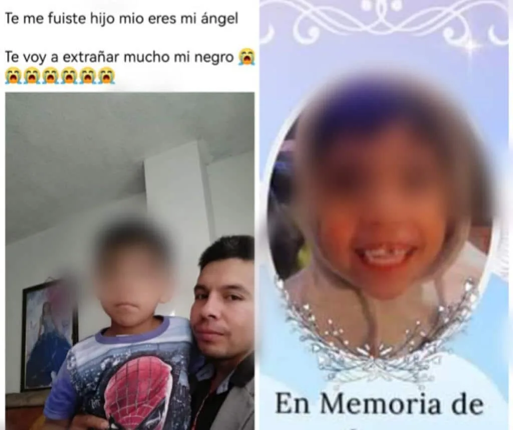 Julián David, el dolor por la muerte del niño al caer de un tercer piso, en Pasto