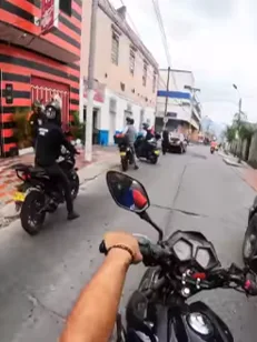 una moto