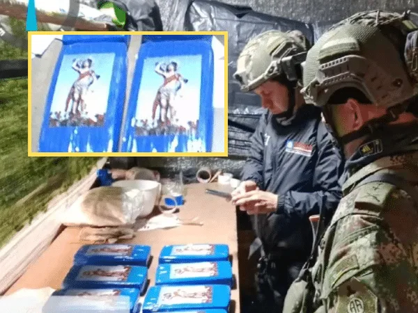 Tropas del Ejército encuentraron laboratorio en Nariño con más de 300 kilogramos de clorhidrato de cocaína.