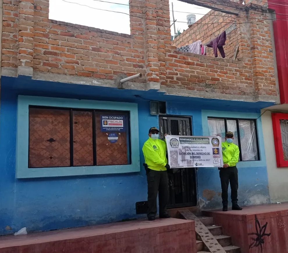  Ipiales: extinción de dominio a cuatro viviendas