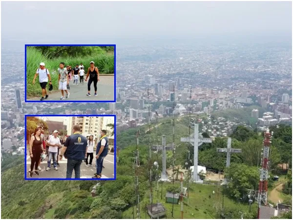 Durante Semana Santa, así están los cerros tutelares de Cali