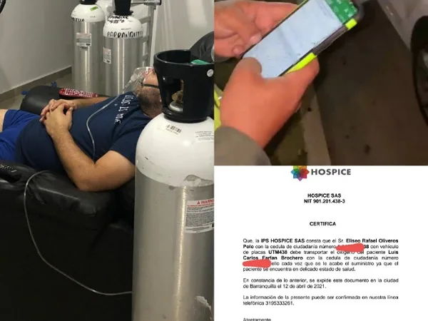 denuncia bala de oxígeno Bquilla