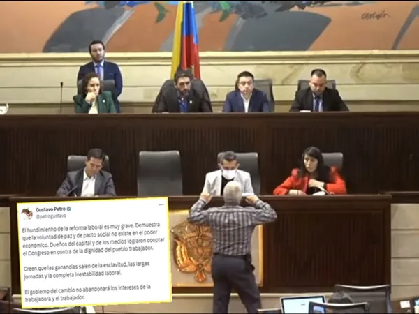 Petro da por hundida Reforma Laboral: “Esto demuestra que la voluntad y pacto social no existe”