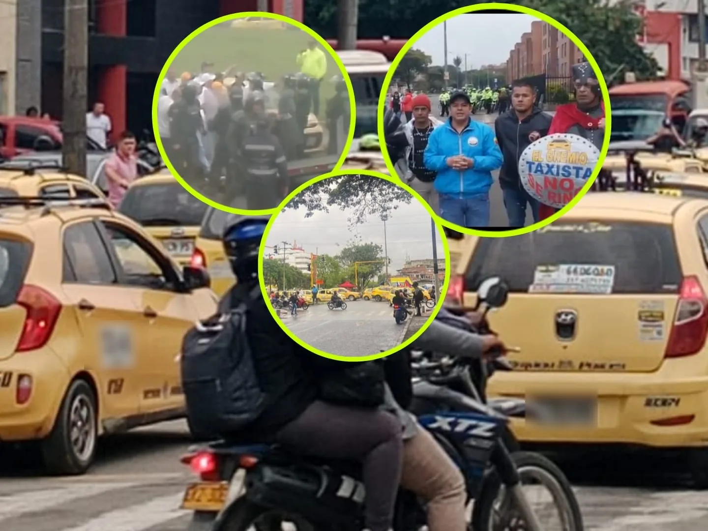 Taxistas Paro
