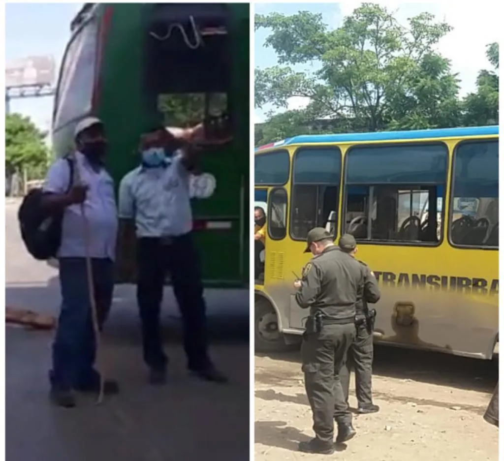Mientras conductores protestan para pedir seguridad, a otro conductor lo amedrentaron sujetos en moto