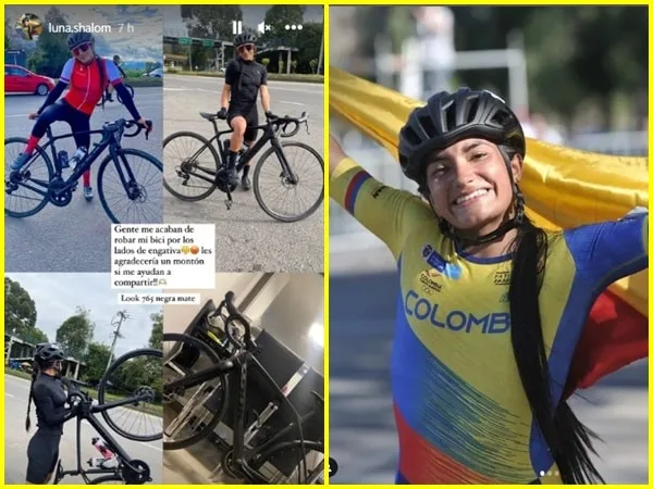A través de las redes sociales, Luna Shalom pidió ayuda para recuperar su máquina.