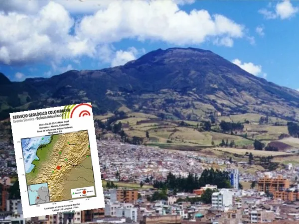 El Galeras "despertó" y ahora trasnocha a Pasto en plena Semana Santa