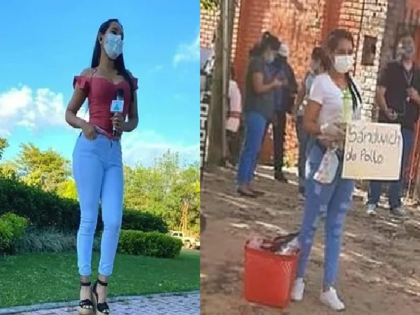 periodista Karla Villarroel empanadas Perú