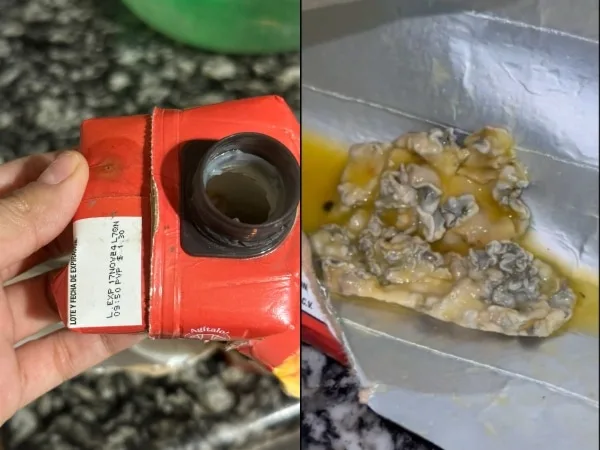 Madre encontró desagradable 'sustancia' en juguito de caja que le compró su hija y desata polémica en redes