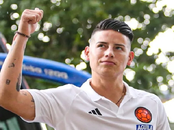 James Rodríguez, jugador de la Selección Colombia.