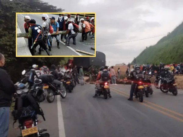 Cierre total en la vía Panamericana, por protestas en La María, Piendamó, Cauca. Una comisión de gobierno llegará para dialogar con habitantes.