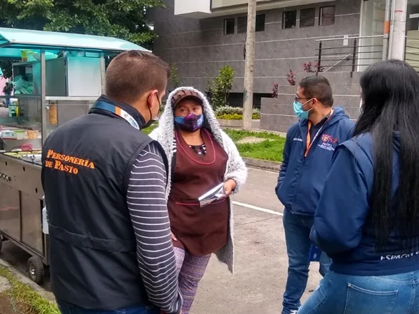 En Pasto reubicarán a vendedores informales, les darán escarapela para uso de espacio público