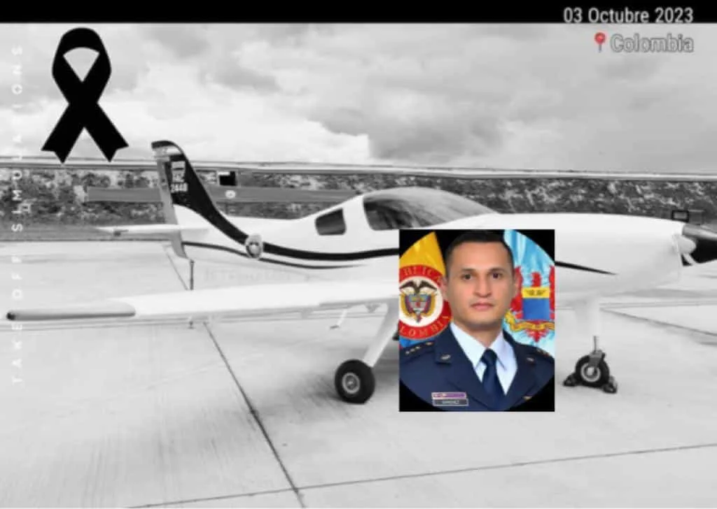 Mariscal' Sánchez, el instructor que no pudo salir de la aeronave siniestrada en Cali