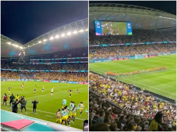 "Como si fuera en Colombia", gran asistencia de hinchada tricolor en Australia