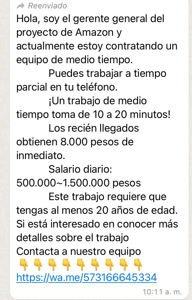 mensajes estafas se ganó un carro