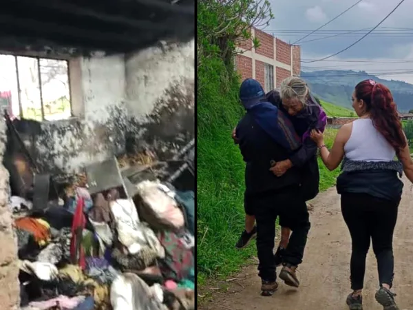 adulta mayor Pasto incendio