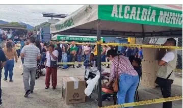 Elecciones en Ricaurte Nariño 29 de octubre