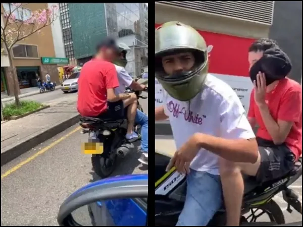Reclamó a motociclistas imprudentes y lo insultaron: "me paso el semáforo cuando me da la put& gana"