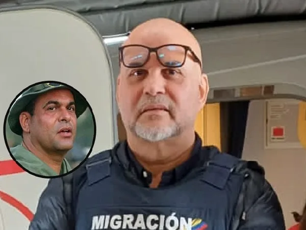 Salvatore Macuso posando parala cámara. Exjefe paramilitar.