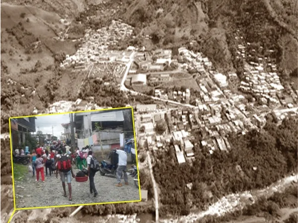 desplazamiento masivo en Nariño