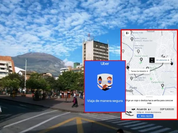 Viral en redes sociales anuncian que la aplicación de Uber en Pasto ya está disponible