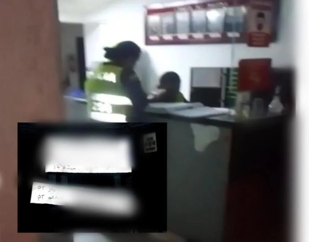 mal procedimiento policía Junín Cali