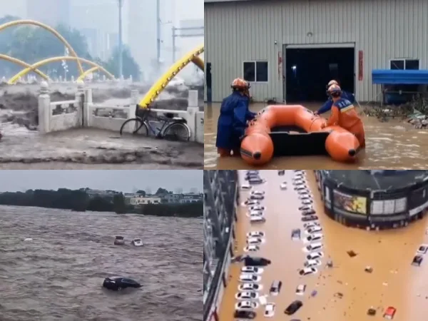 "700.000 personas afectadas y alerta roja" : El tifón Doksuri, en el Sur de China
