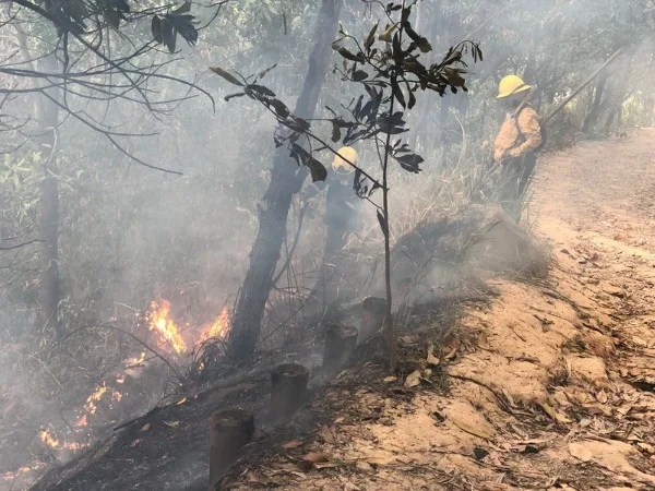 Otro incendio y el Cerro de la Banderas apenas se recuperaba