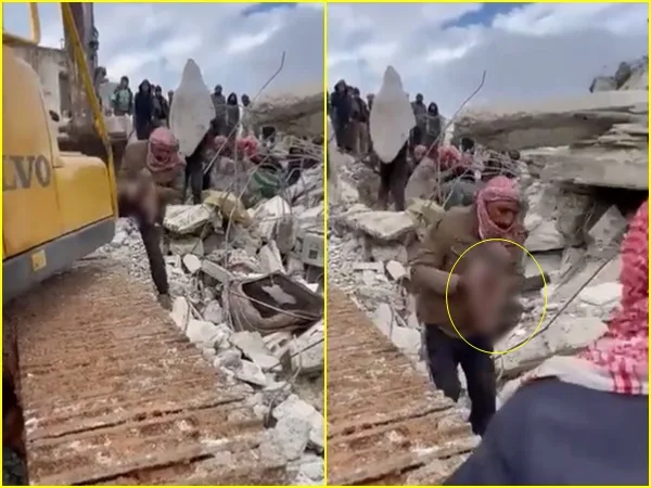 Vida entre la muerte: rescatan a recién nacida que tenía el cordón umbilical unido a su madre fallecida por terremoto en Siria