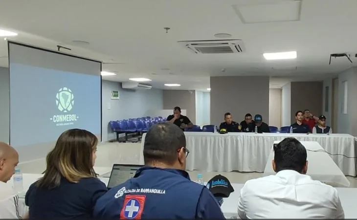 Autoridades fortalecen medidas de seguridad y logística para encuentro entre Junior y Botafogo.